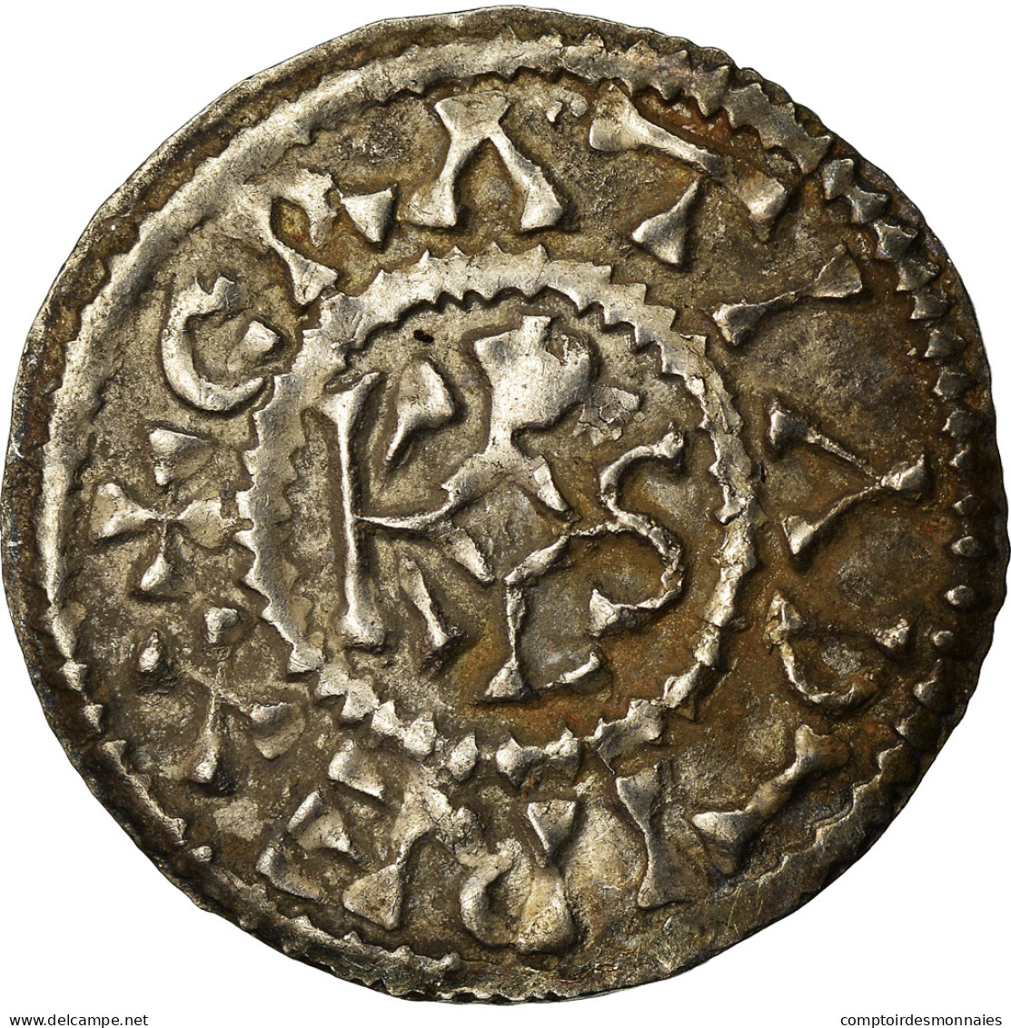 Monnaie, France, Charles Le Chauve, Denier, 864-865, Curtisasonien, SUP, Argent - Andere & Zonder Classificatie