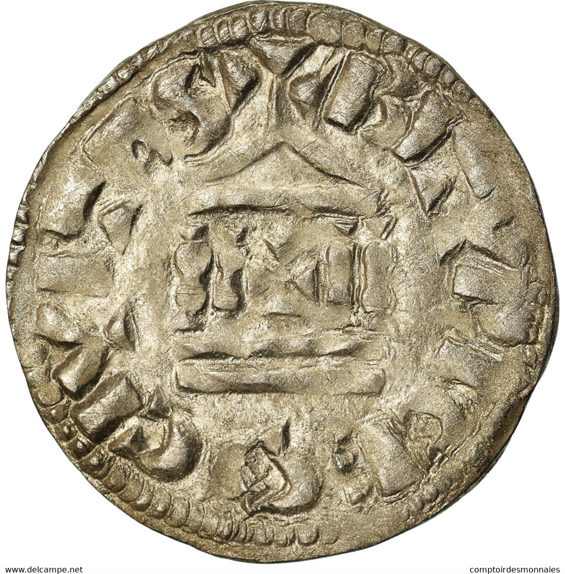 Monnaie, France, Lothaire, Denier, 960-980, Bourges, TTB+, Argent, Prou:755 - Autres & Non Classés