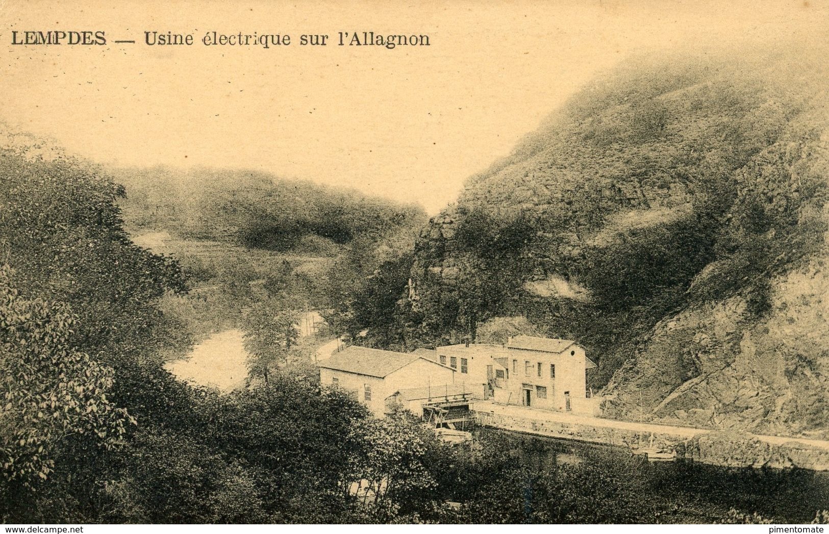 LEMPDES USINE ELECTRIQUE SUR L'ALLAGNON - Lempdes