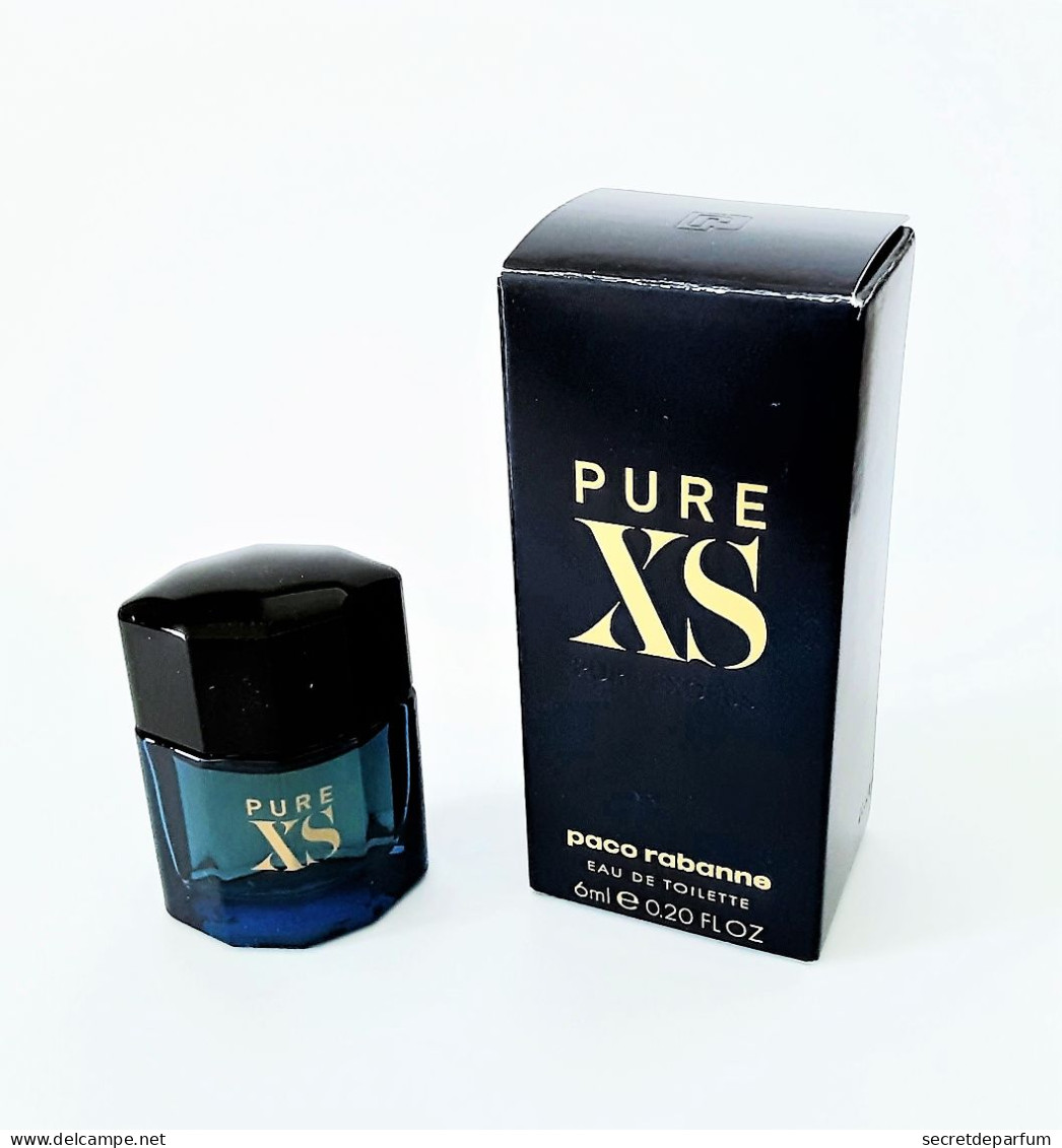 Miniatures De Parfum   PURE XS  De PACO RABANNE   EDT  6 Ml + Boite - Mignon Di Profumo Donna (con Box)