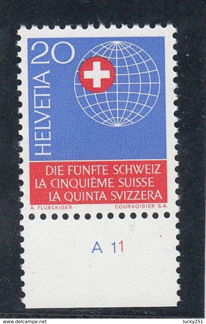 Suisse - Année 1966 - N°YT 774 - Cinquantenaire De L'organisation Des Suisses à L'étranger - Neufs
