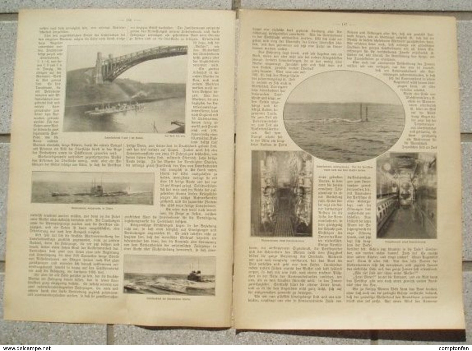 A102 074 Unterseeboote Vulkan Werft Bremen Artikel Mit 10 Bildern Von 1911 !! - Barche