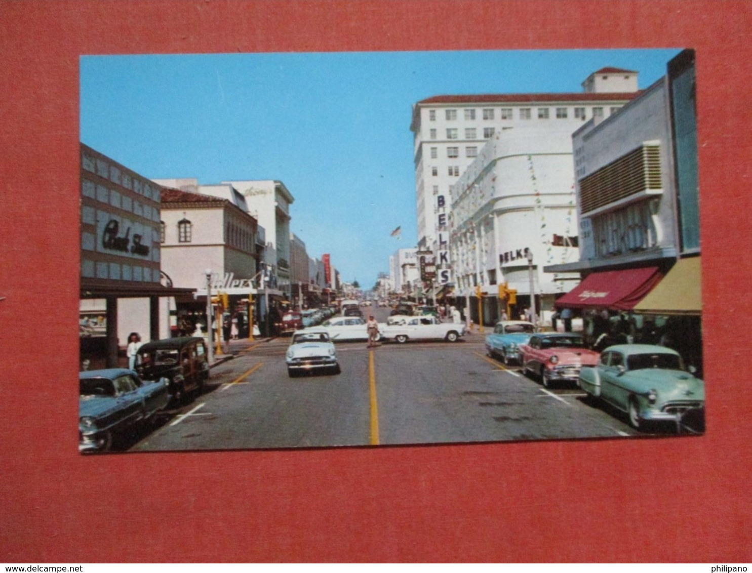 Clematis Street Shopping Center   Out Of Album Paper Residue On Back Florida > West Palm Beach    Ref 4128 - West Palm Beach