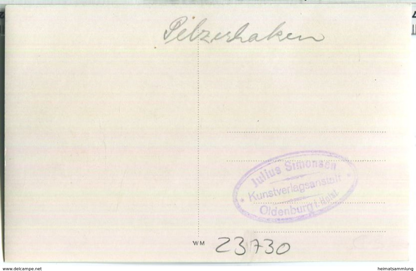 Pelzerhaken - Foto-Ansichtskarte - Stempel Julius Simonsen Oldenburg - Neustadt (Holstein)