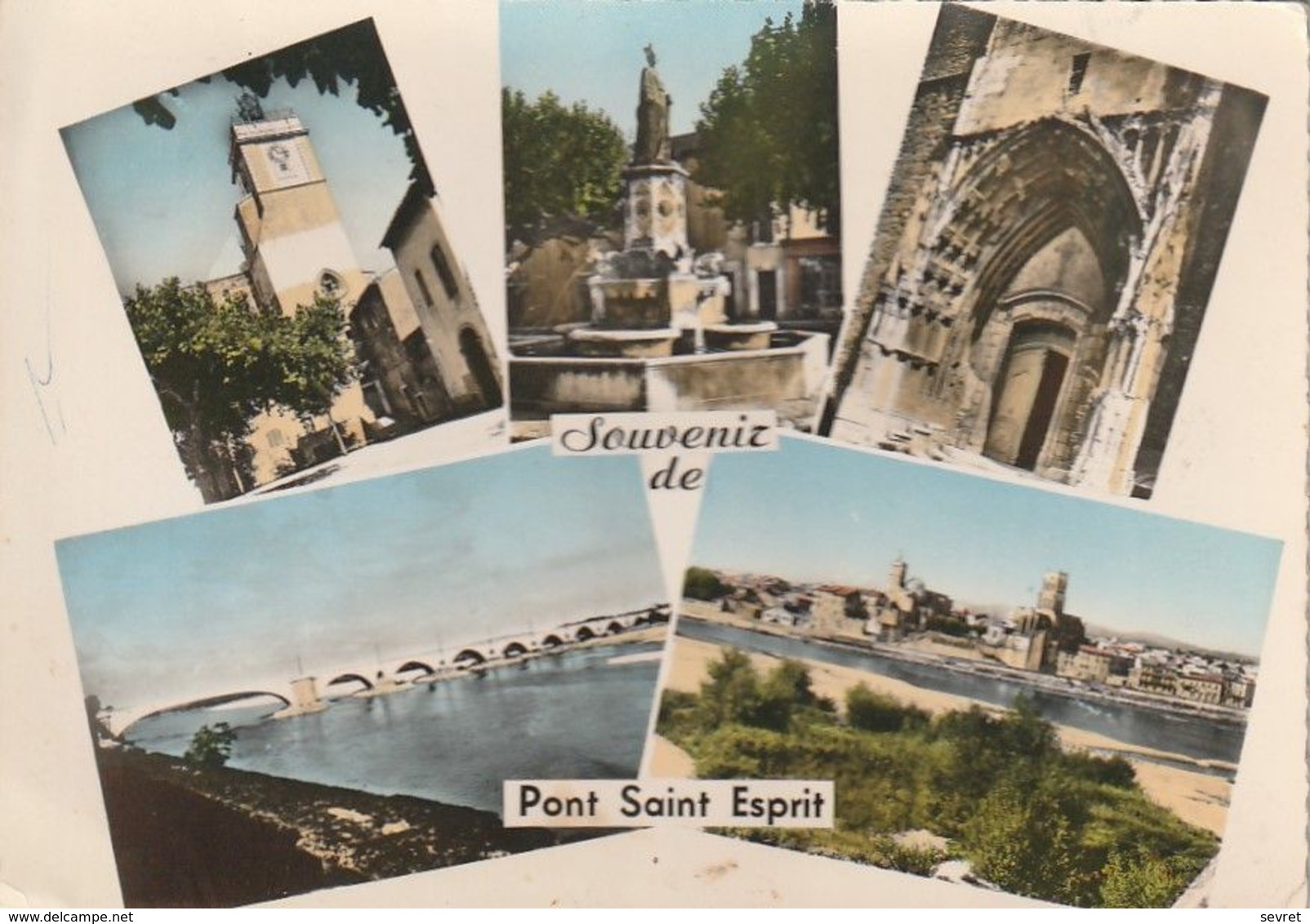 PONT-SAINT-ESPRIT. - Souvenir De... Multivues. CPM Dentelée - Pont-Saint-Esprit