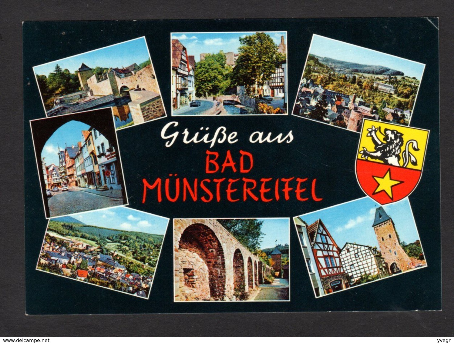 Pas Courant Allemagne Grübe Aus BAD MÜNSTEREIFEL - Multi Vues - Ville Jumelée Avec Fougères (35) - Bad Muenstereifel