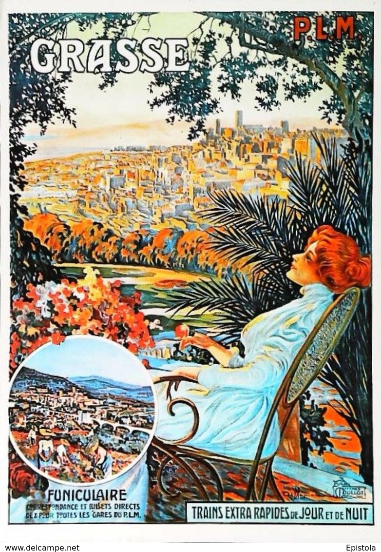 GRASSE (Côte Sud) - Edition Mic Mac - CARTE POSTALE MODERNE (Reproduction D'affiche Ancienne Dellepiane) - Posters