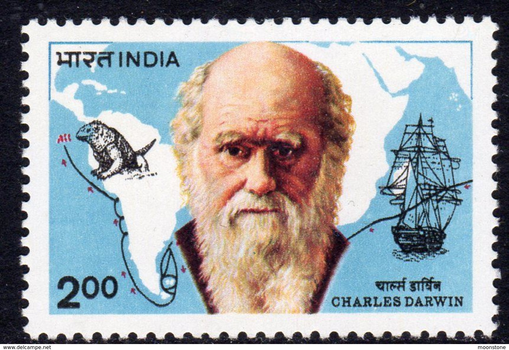 India 1983 Charles Darwin Death Centenary, MNH, SG 1085 (D) - Nuovi