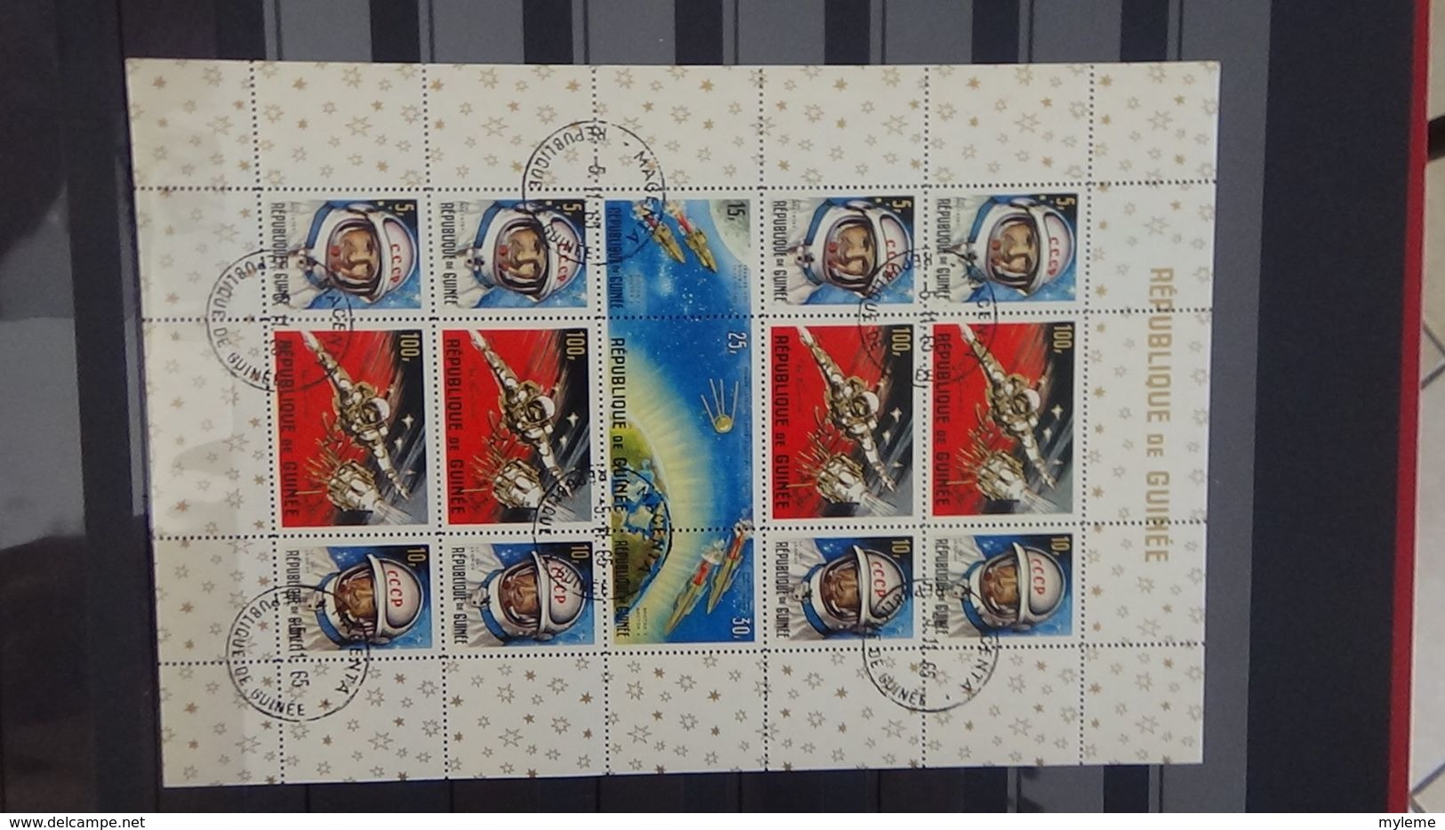 D91 Collection de timbres oblitérés de différents pays d'Afrique.  A saisir !!!