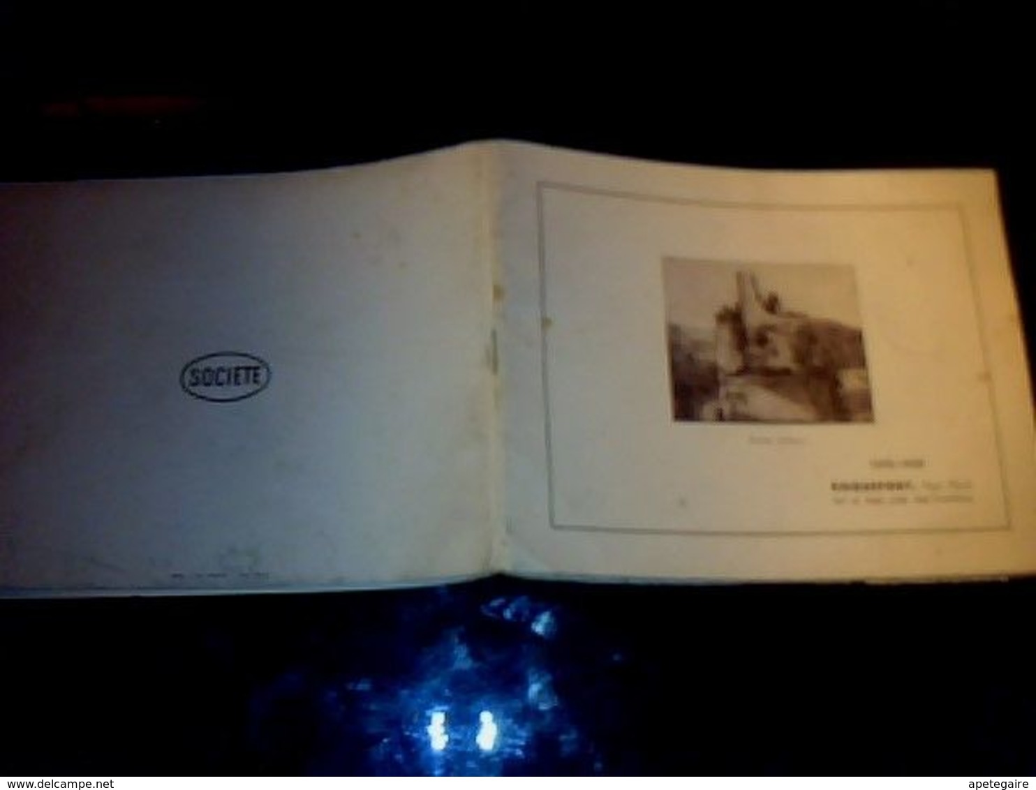 Vieux Papier Publicité Fromage Roquefort Livret Publicitaire De 1933 - Publicités