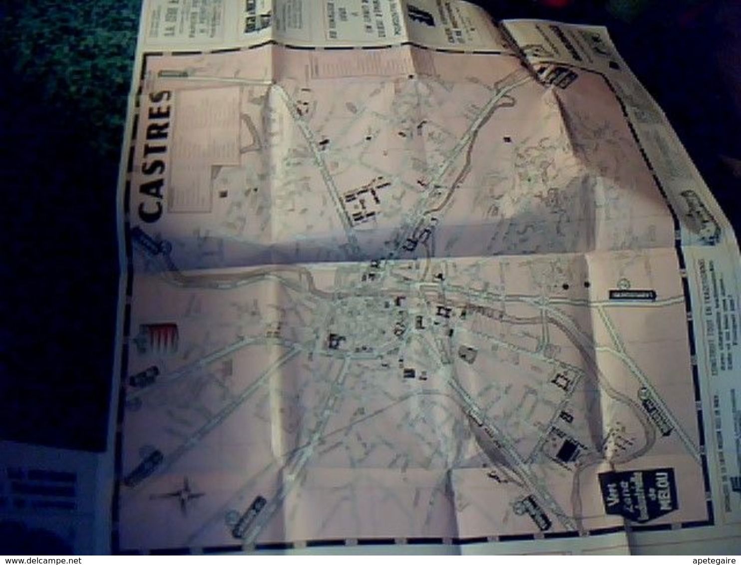 Dépliant Touristique Plan Guide Publisud Castres Et Zones Industrielles 1978 Avec Des Pubs & Plan - Tourism Brochures