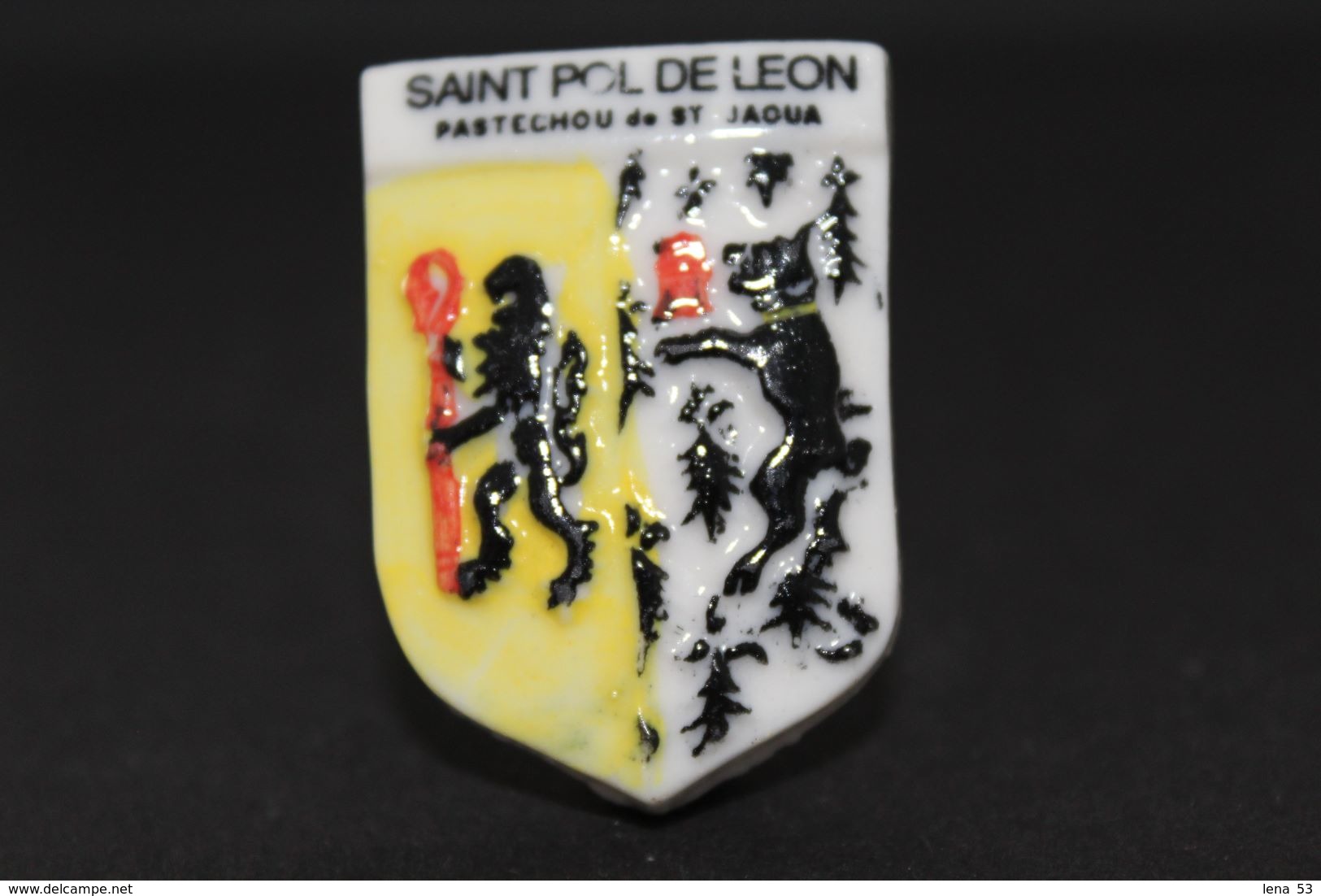 Fève De La Série ECUSSONS DU FINISTÈRE ( Blason ) - Saint Pol De Léon - Prime 1994 - (Réf. 012) - Regions