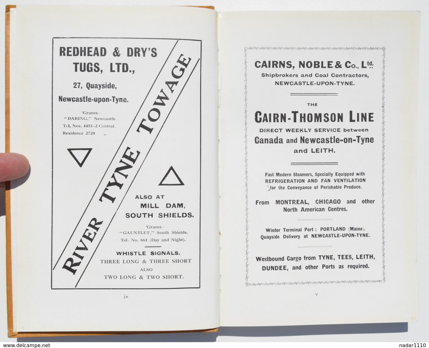 River Tyne - Its Trade And Facilities - Official Handbook, Andrew Reid 1930 / Newcastle-upon-Tyne - 1900-1949