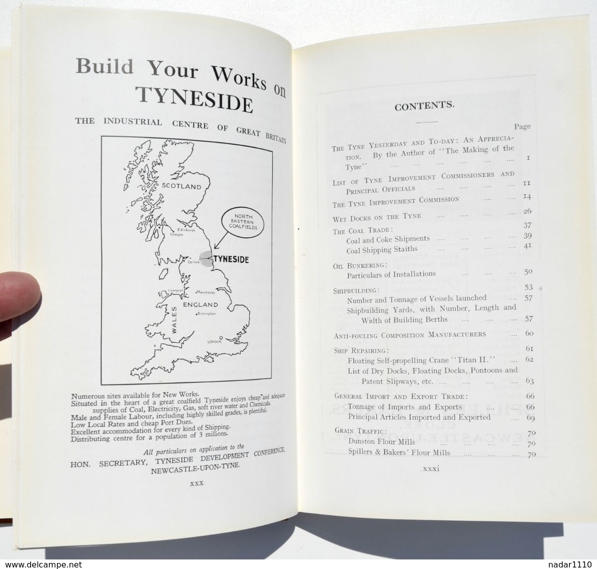 River Tyne - Its Trade and Facilities - Official Handbook, Andrew Reid 1930 / Newcastle-upon-Tyne