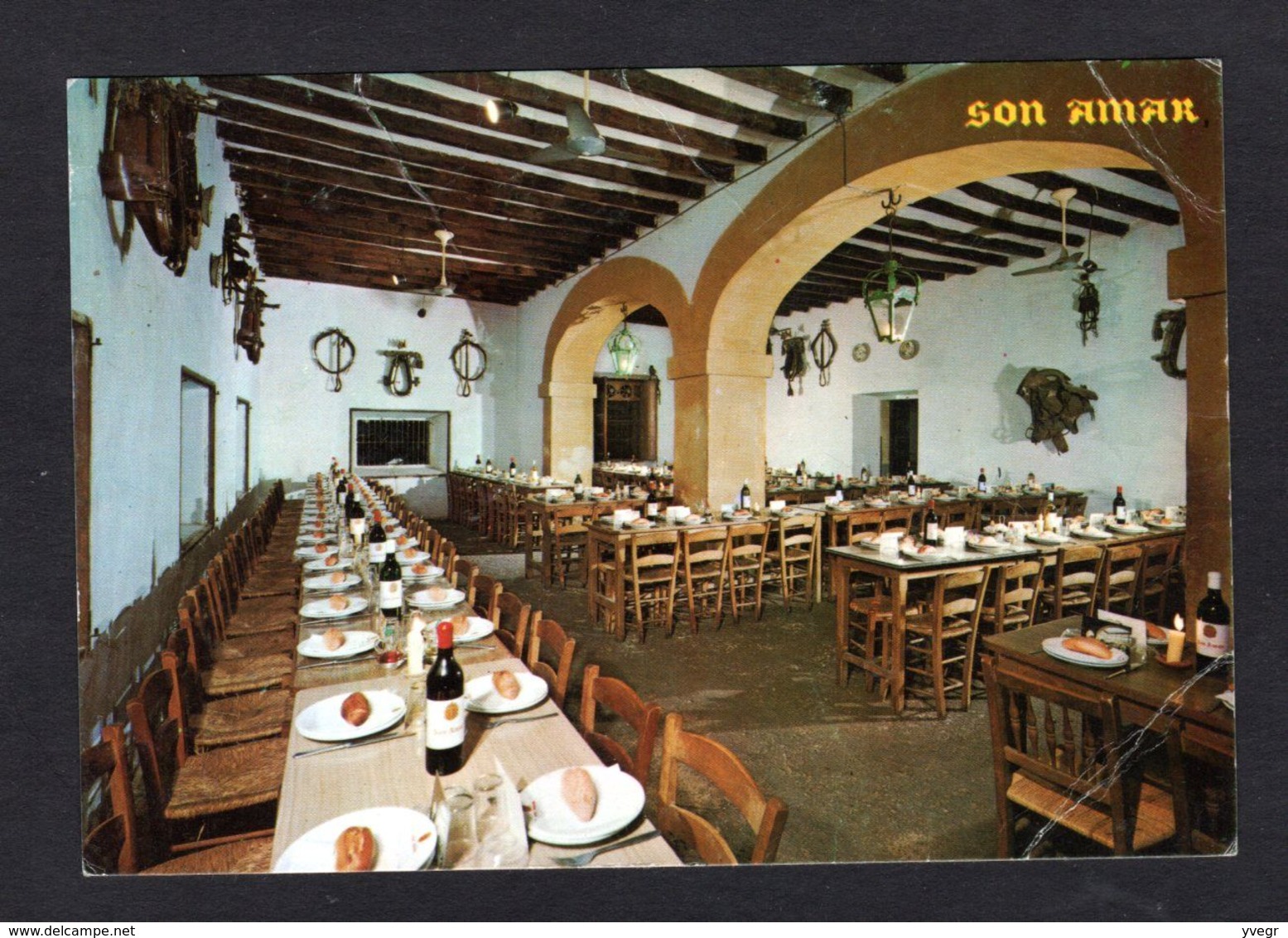 Espagne - Îles Baléares - PREDIO " Son AMAR " Barbecue - Vue Intérieur Du Restaurant - Mallorca