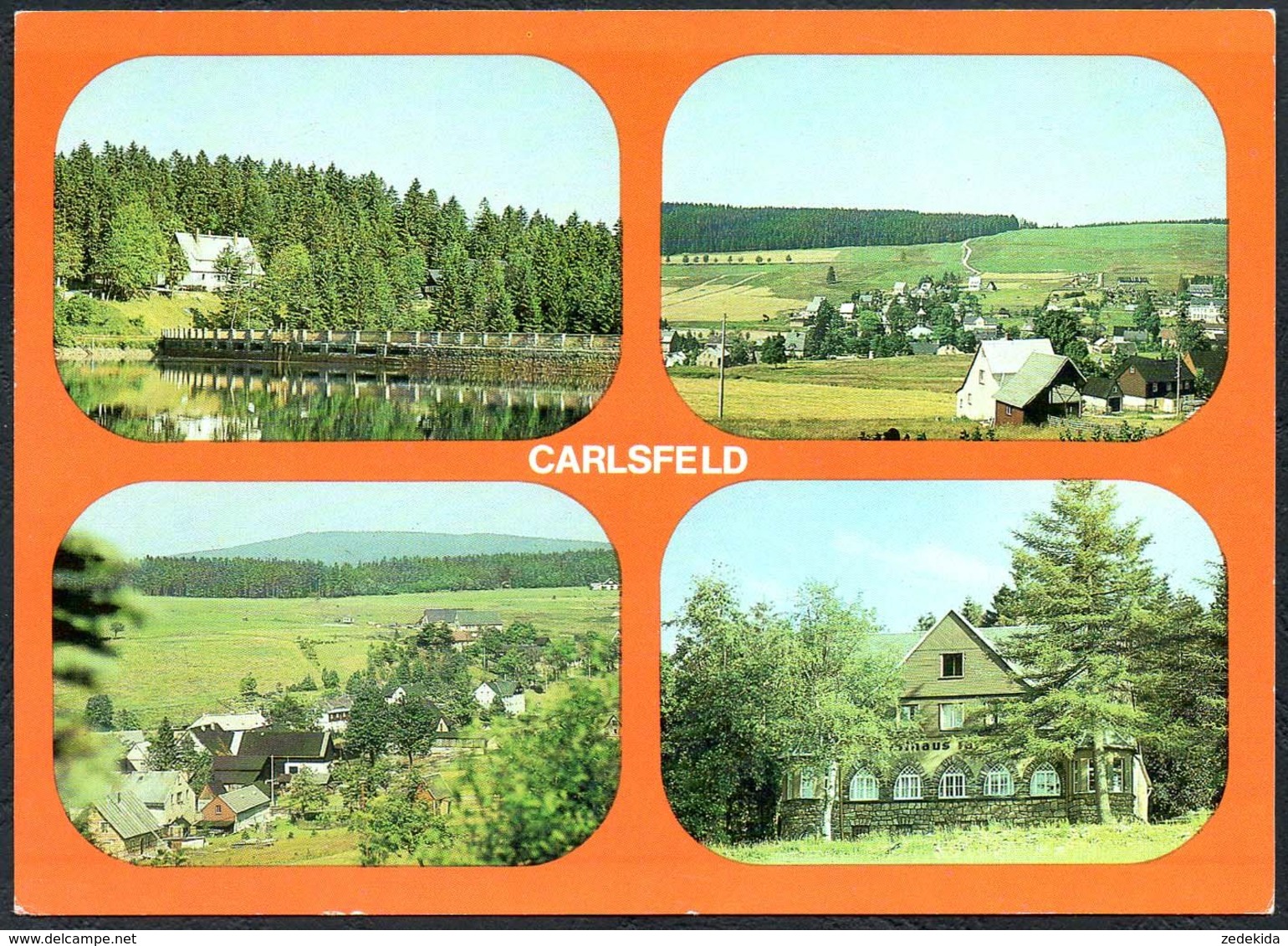 D6872 - TOP Carlsfeld - Gasthaus Talsperre - Bild Und Heimat Reichenbach - Aue