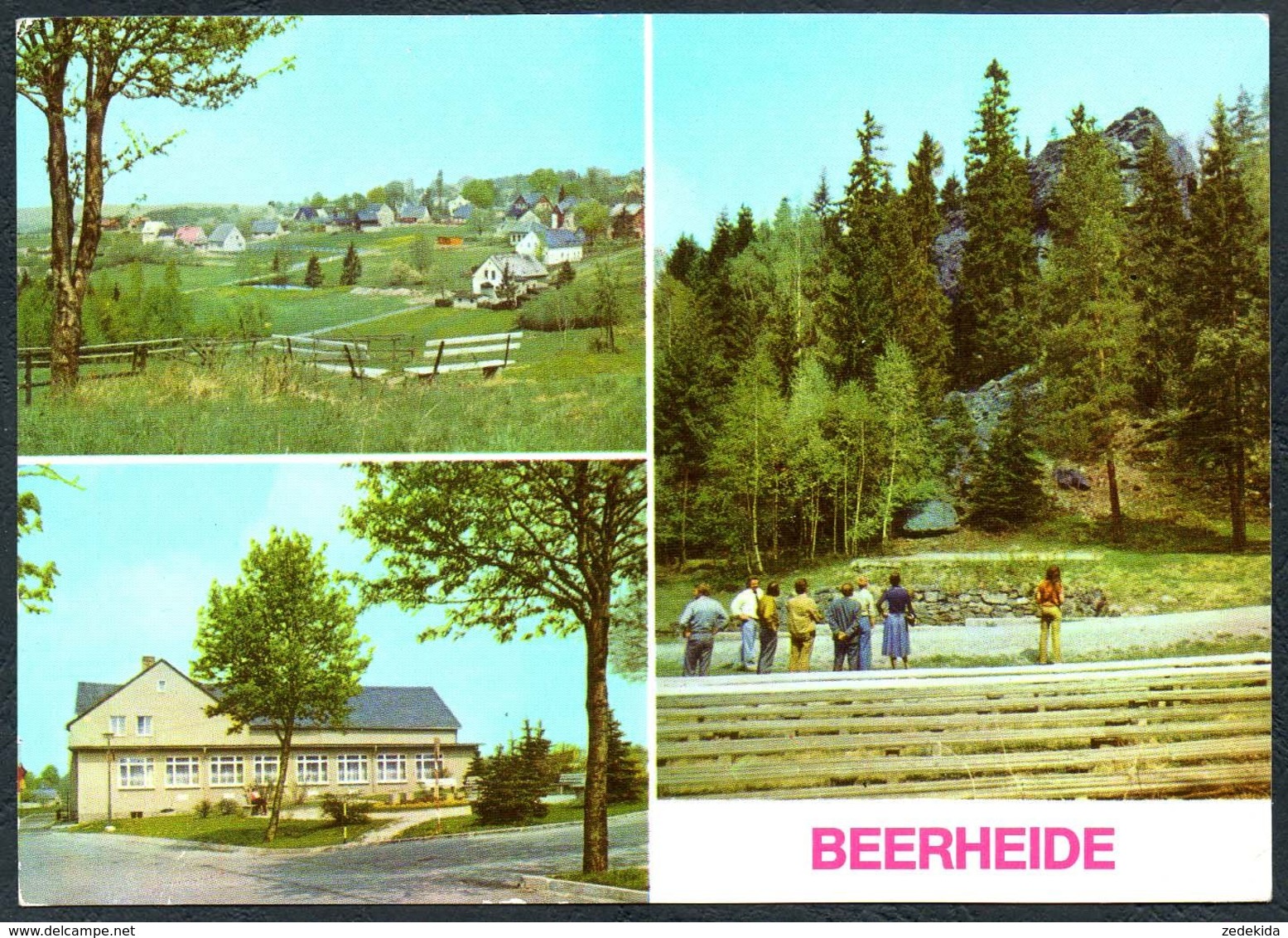 D6877 - TOP Beerheide Kultruhaus Naturbühne Röthelstein - Bild Und Heimat Reichenbach - Auerbach (Vogtland)