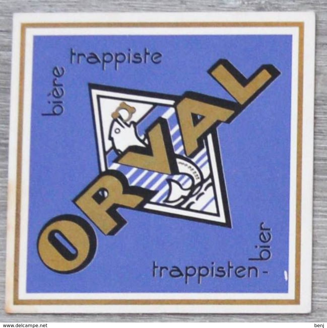 Sous-bock ORVAL Bière Trappiste Trappistenbier Bierdeckel Bierviltje Coaster (CX) - Beer Mats