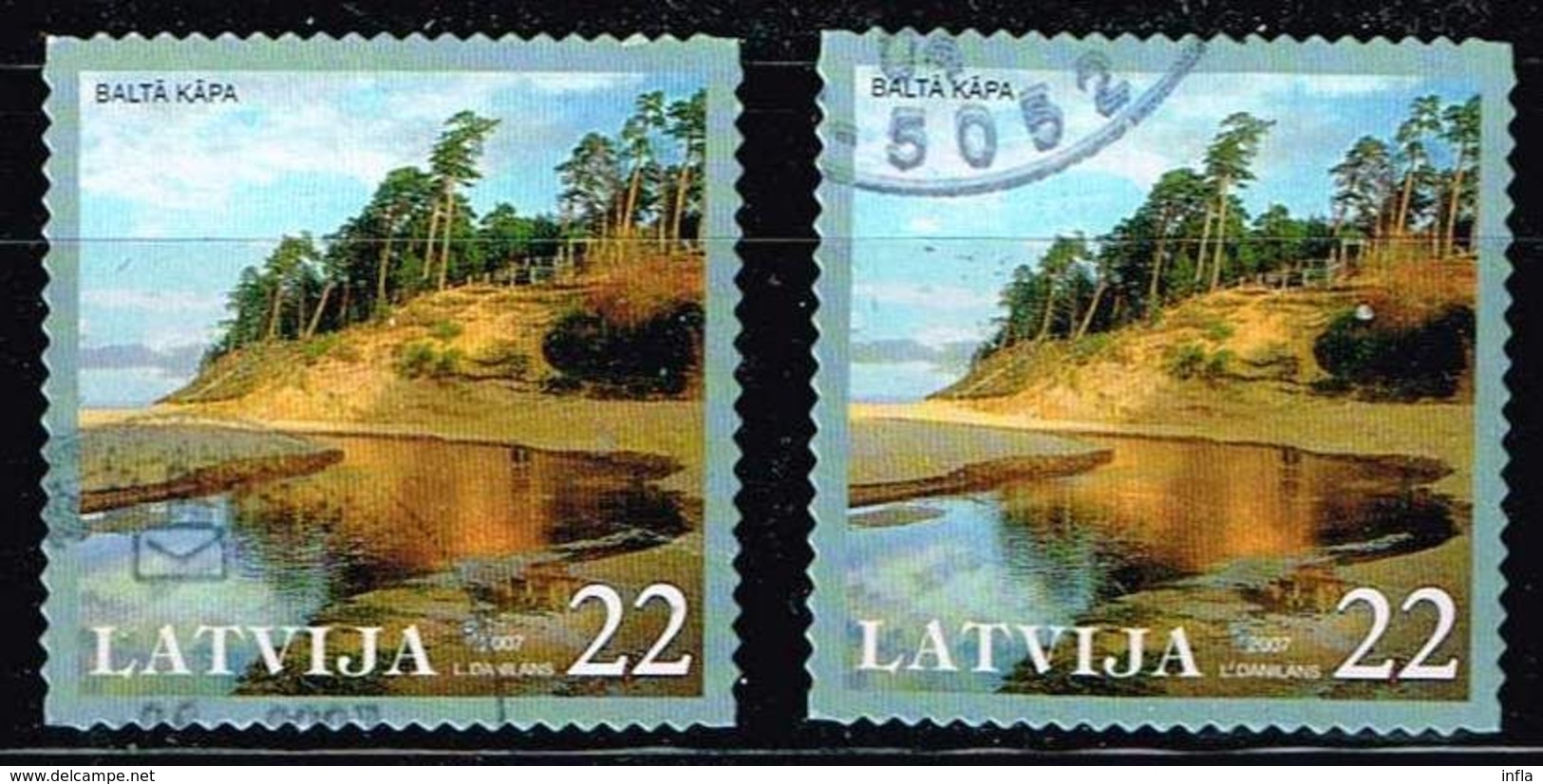 Lettland 2007,Michel# 698 O Nature Monuments - Lettonia