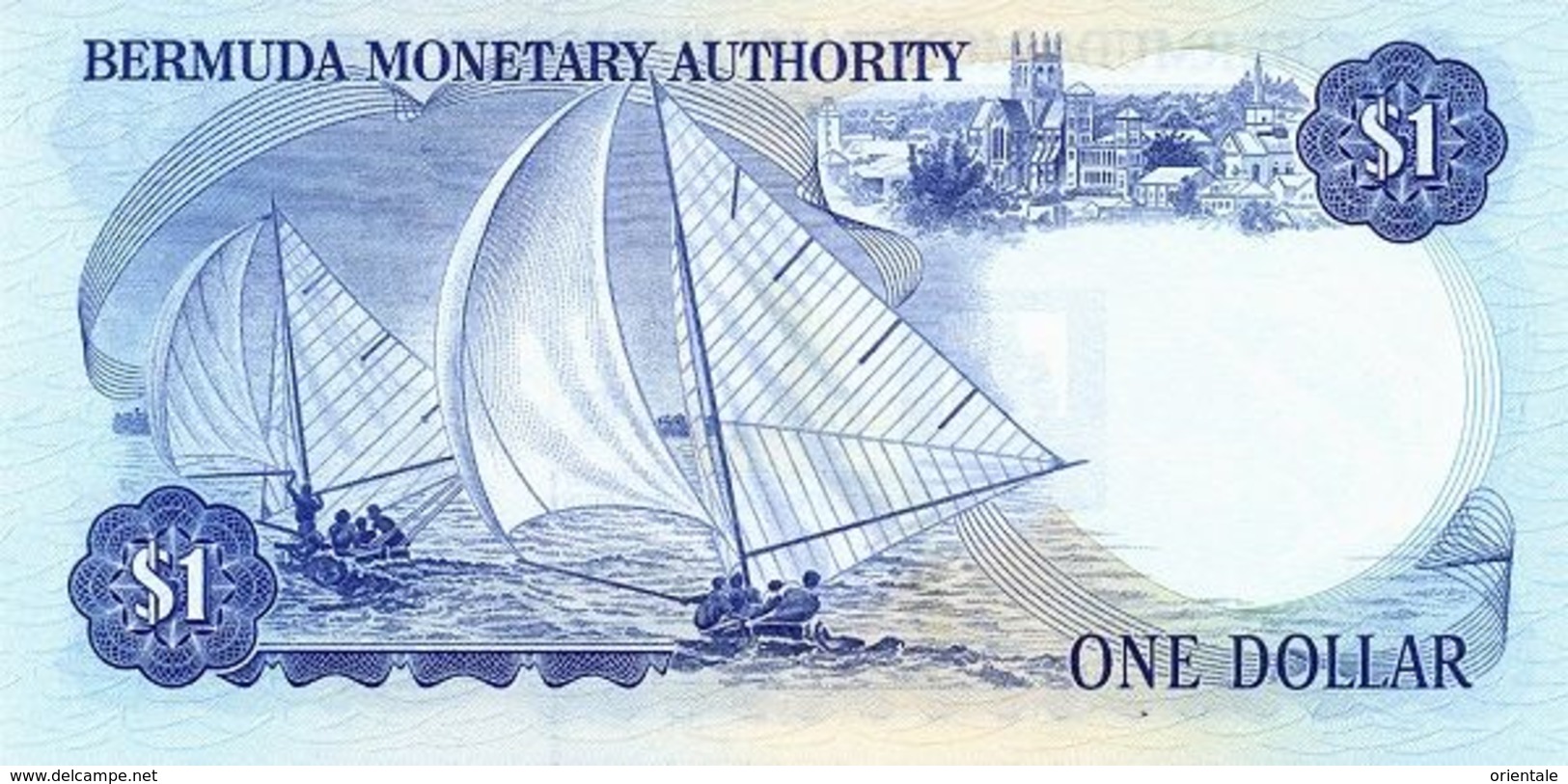 BERMUDA P. 28a 1 D 1975 UNC - Bermudes