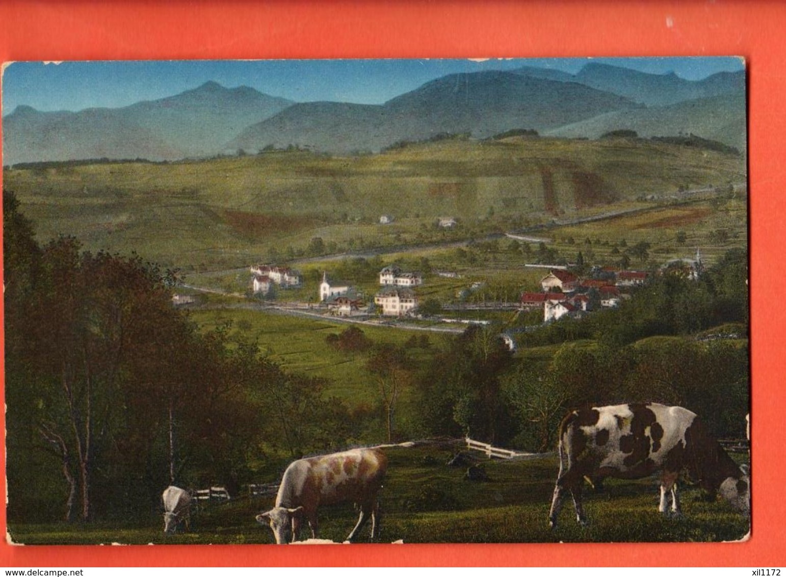IKB-31  Lavey-Village Tours D'Aï Et De Meyen . Circulé 1925 - Lavey