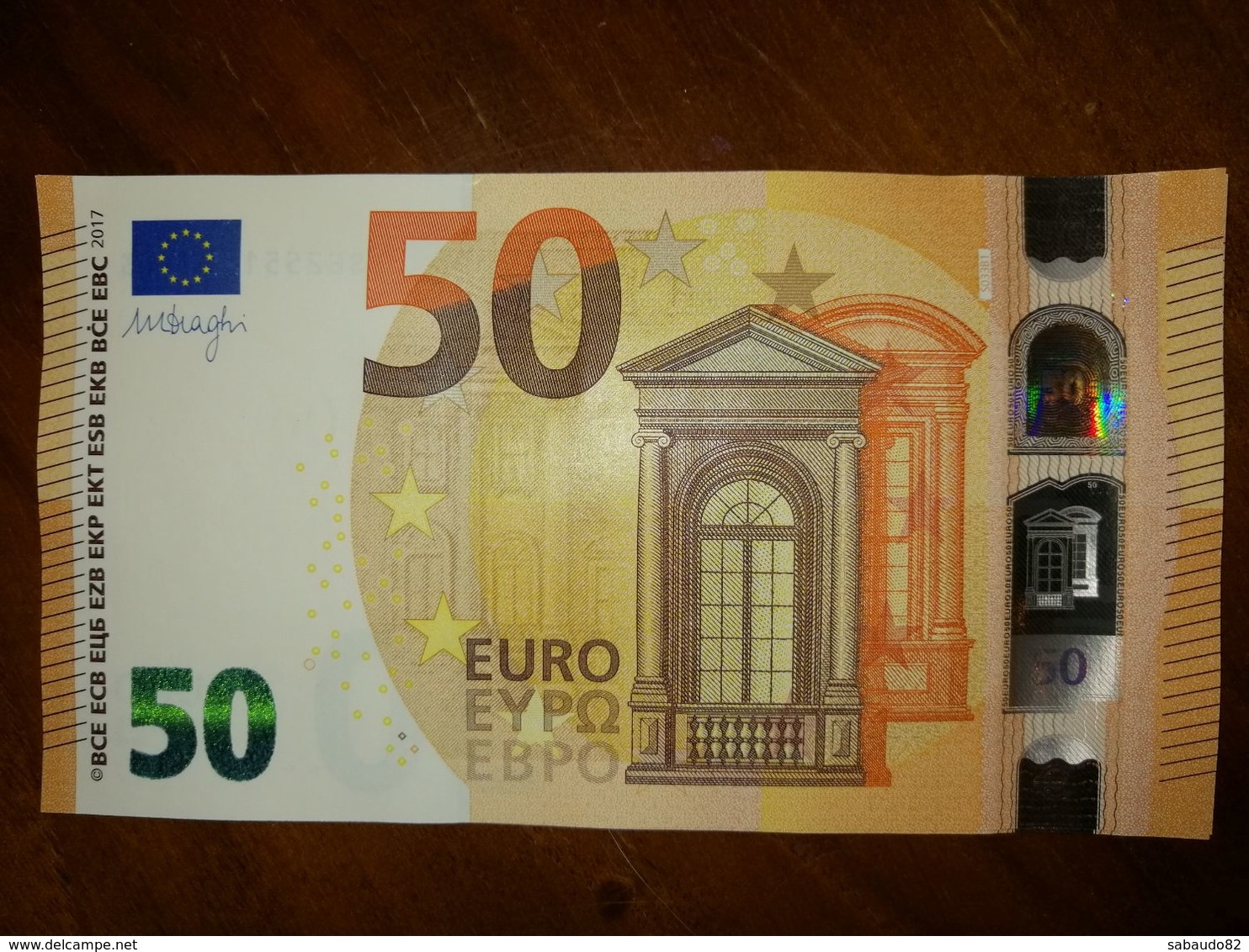 50€ Italy Draghi S033B1/SE2551551355 UNC - 50 Euro