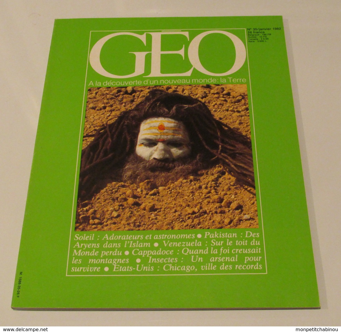 GEO N°35 (01/1982) : Soleil, Adorateurs Et Astronomes - Géographie