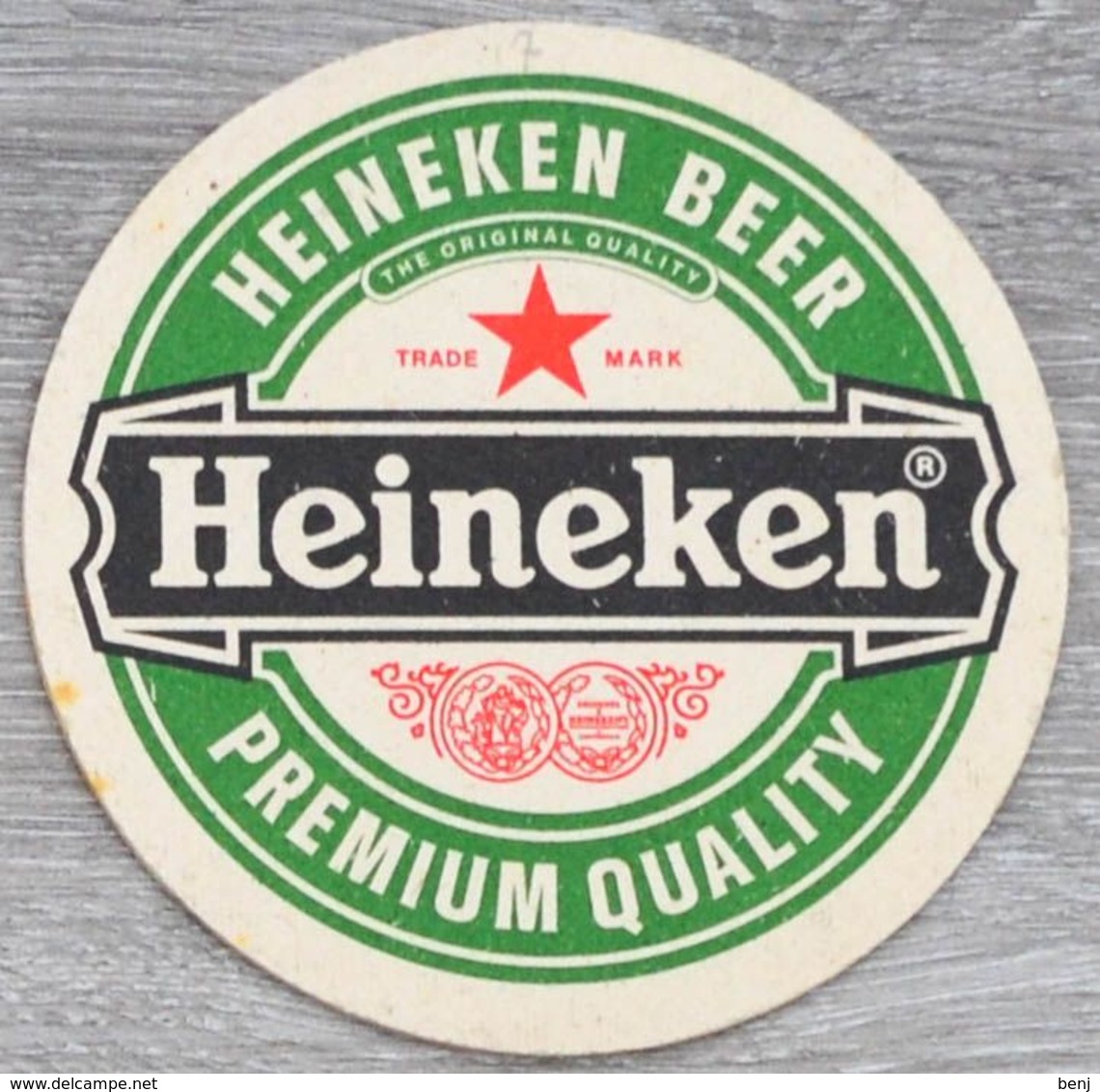 Sous-bock HEINEKEN Heineken Beer Premium Quality P&O North Sea Ferries Bierdeckel Bierviltje Coaster (N) - Beer Mats