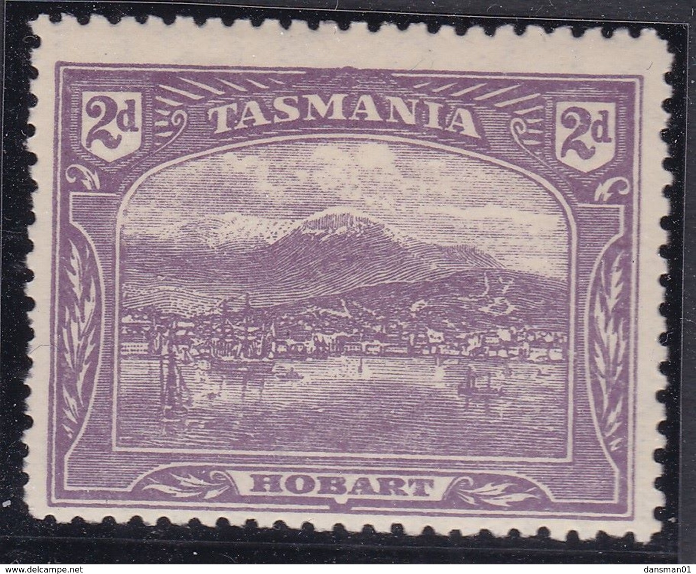 TASMANIA 1907 P.12.5 SG 251 Mint Hinged - Nuevos