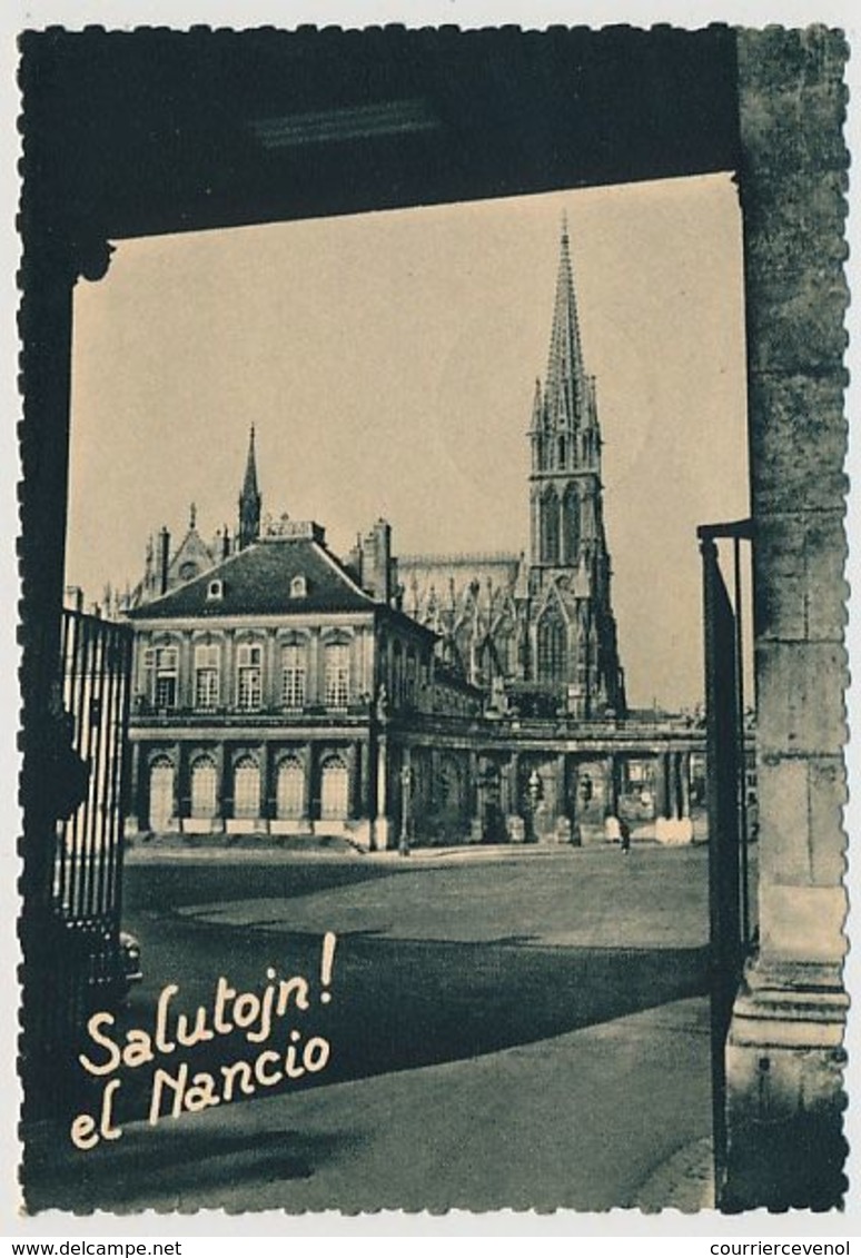 FRANCE - 2 CP De NANCY Légendées En ESPERANTO - Cachet Temp. 27eme Congrès Espéranto Sat 1954 - Cachets Commémoratifs