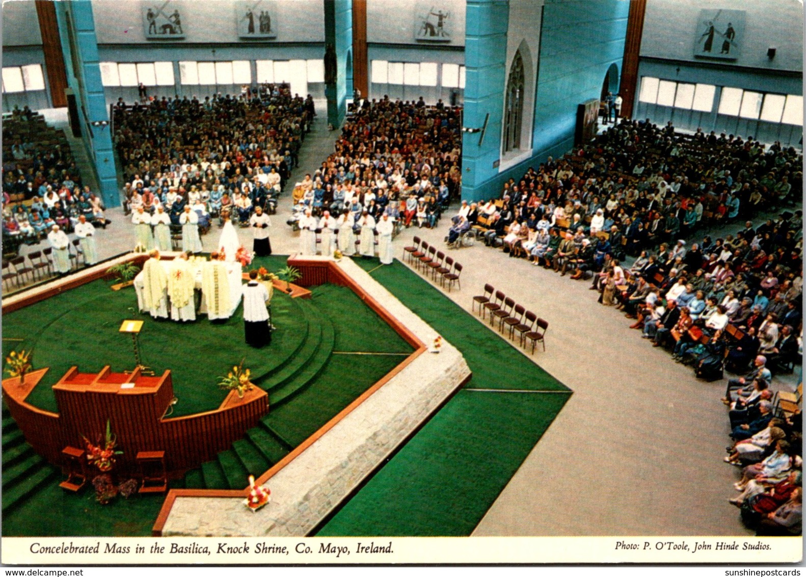 Ireland Mayo Knock Shrine Concelebrated Mass In The Basilica - Mayo