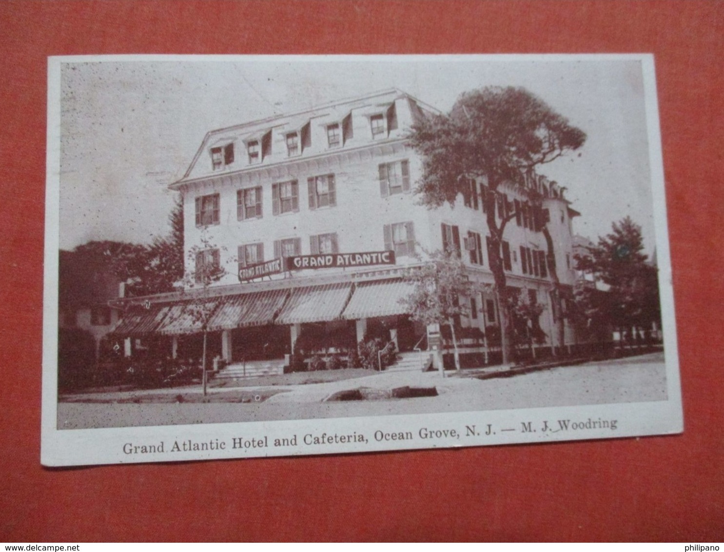 Grand Atlantic Hotel & Cafeteria  Ocean Grove    New Jersey       Ref 4131 - Paterson