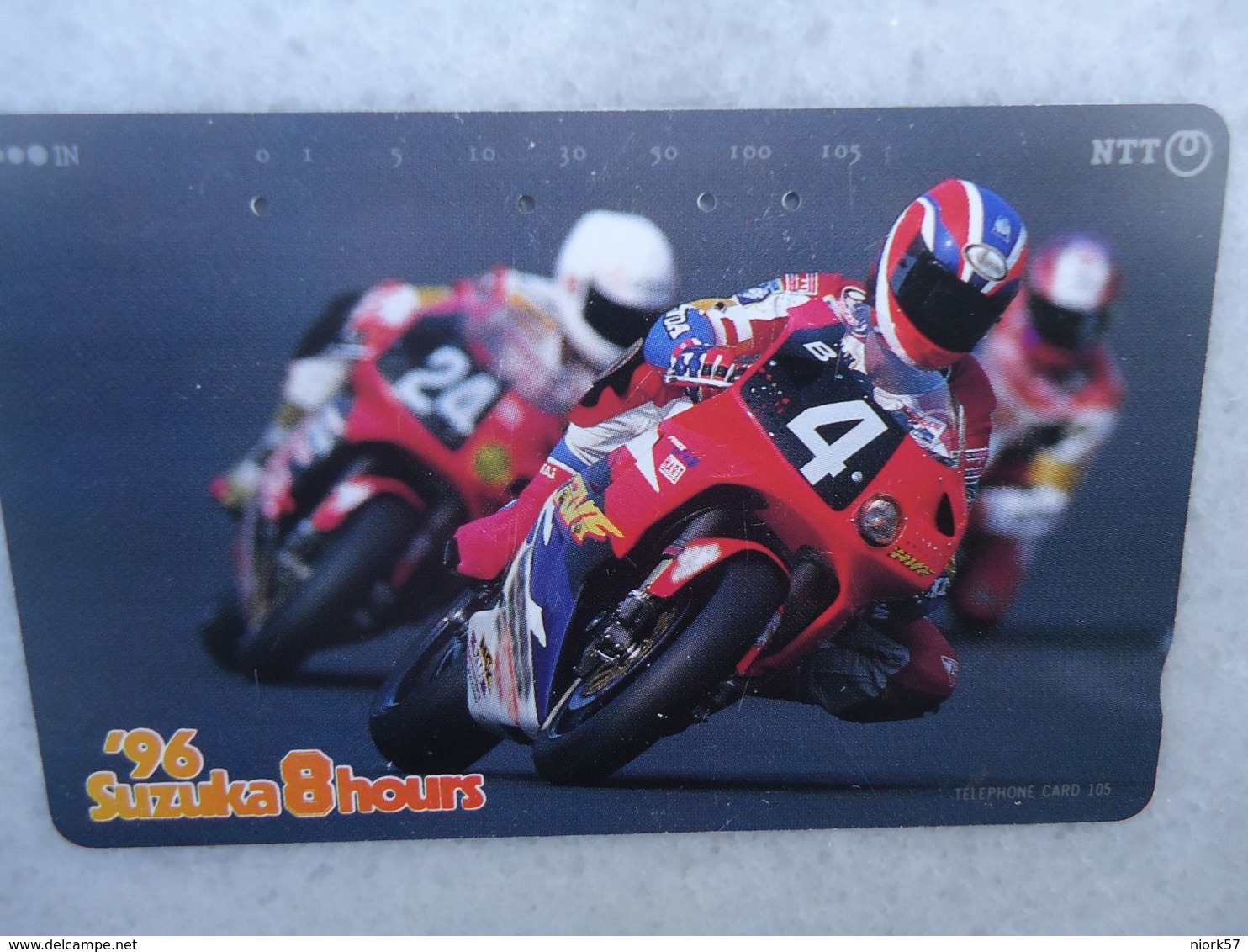 JAPAN NTT AND OTHERS  USED CARDS  MOTORBIKES SPORTS  RALLY - Motos