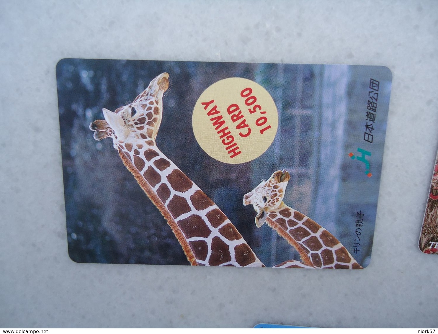 JAPAN NTT AND OTHERS  USED CARDS  ANIMALS GIRAFFE - Other & Unclassified