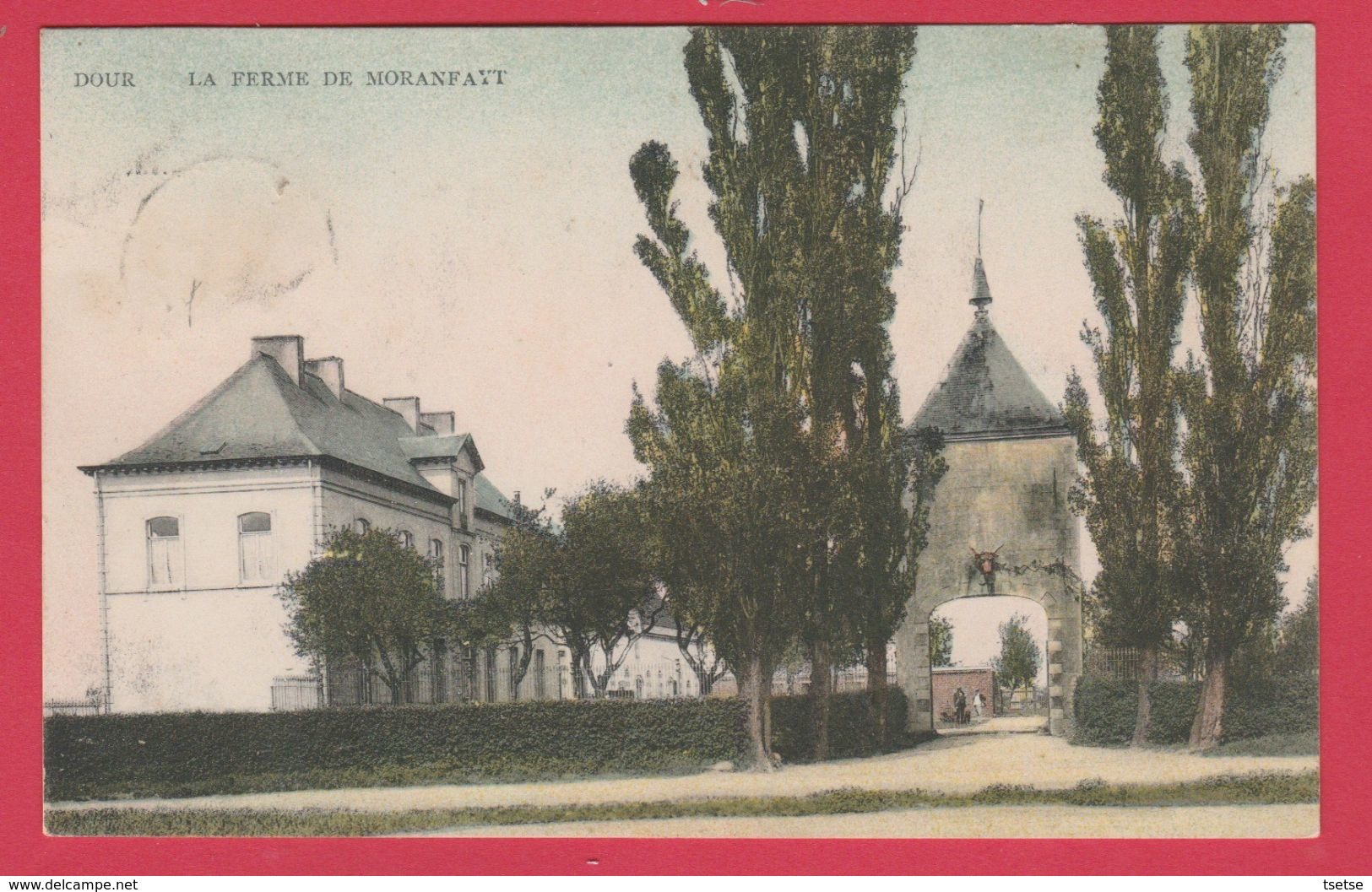 Dour - La Ferme De Moranfayt - Jolie Carte Couleur -1907 ( Voir Verso ) - Dour