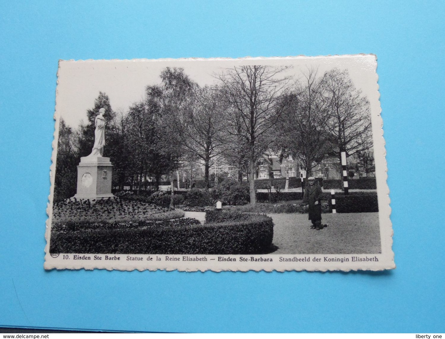 EISDEN Ste BARBE Standbeeld Der Koningin Elisabeth ( 10 - Librairie Senden / Albert ) Anno 19?? ( Zie / Voir Photo) ! - Maasmechelen