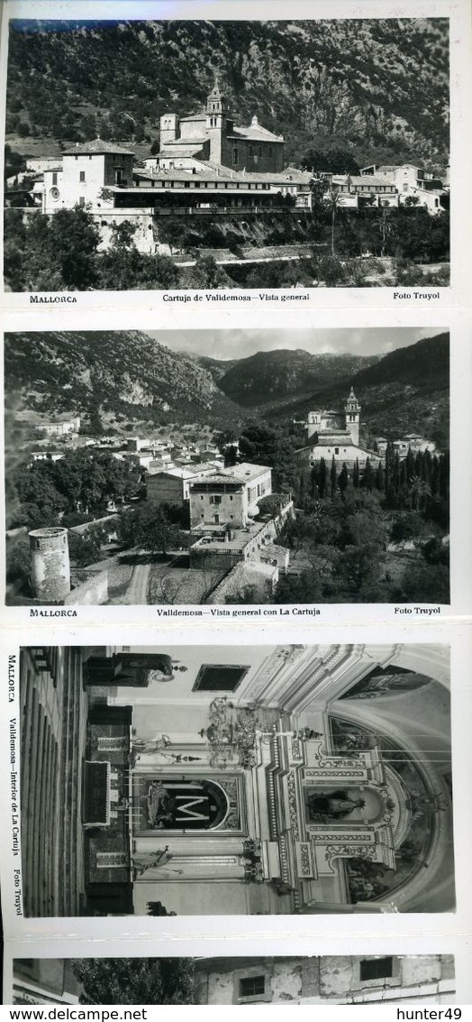 La Cartuja Valldemosa Truyol Libro De Folletos Con 10 Viejas Postales - Mallorca