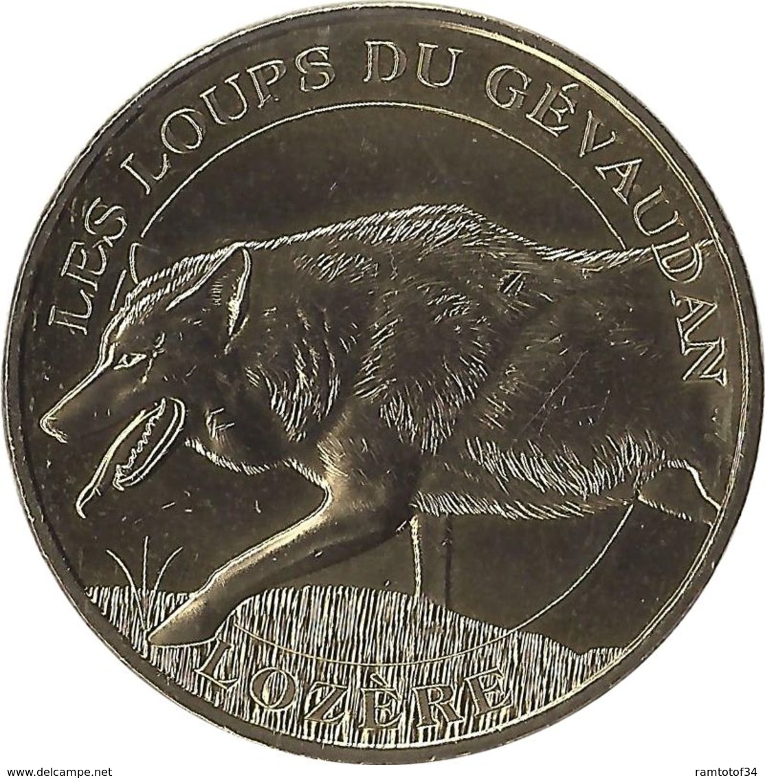 2017 MDP139 - SAINT-LÉGER-DE-PEYRE - Les Loups Du Gévaudan 5 (Lozère) / MONNAIE DE PARIS 2017 - 2017