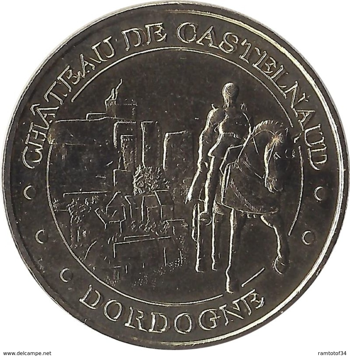 2012 MDP214 - CASTELNAUD-LA-CHAPELLE - Le Château De Castelnaud 3 (Le Cavalier) / MONNAIE DE PARIS - 2012