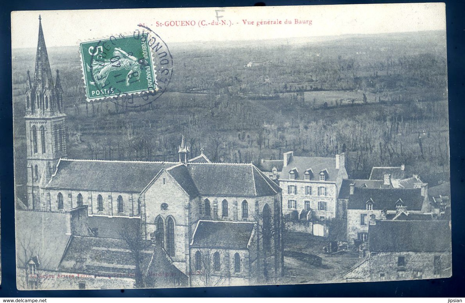 Cpa Du 22  St Gouéno -- Vue Générale Du Bourg  --- Environs Loudéac  AVR20-151 - Loudéac