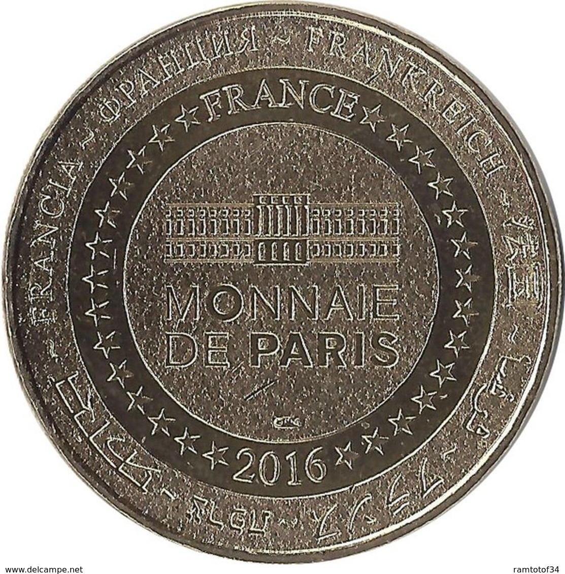 2016 MDP382 - BONDY - Association Numismatique 8 (téléthon) / MONNAIE DE PARIS - 2016