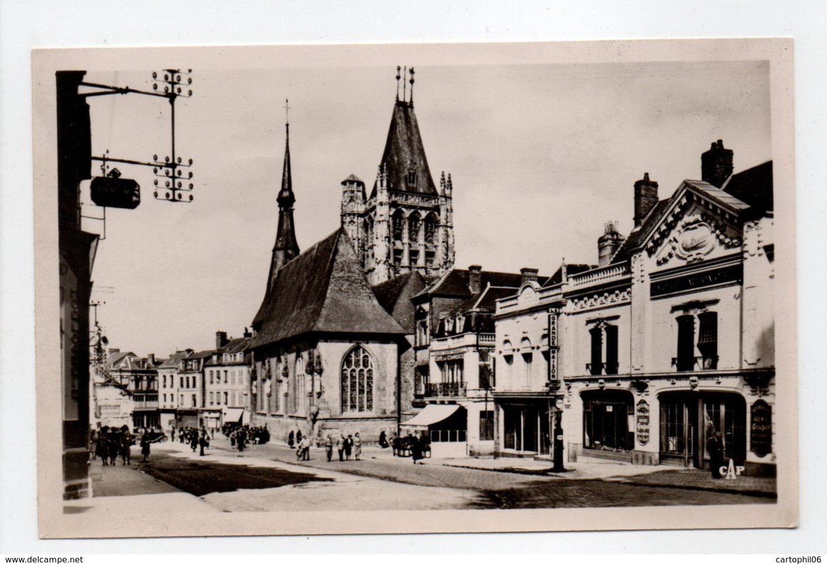 - CPSM LAIGLE (61) - Place St-Martin 1944 - Photo CAP 118 - - L'Aigle