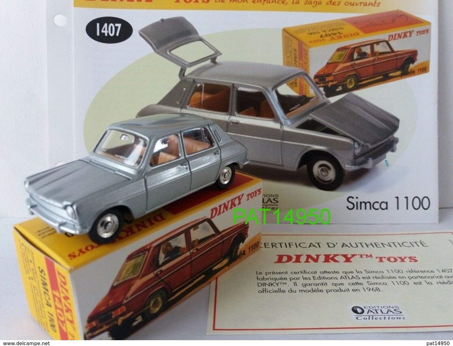 SIMCA 1100 - 1407 DINKY ATLAS - Dinky