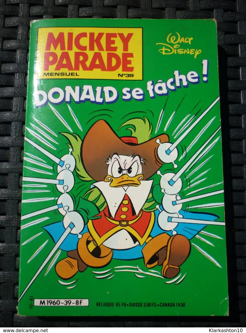 MICKEY PARADE: N°39 / EDI-MONDE 03-1983 - Sonstige & Ohne Zuordnung