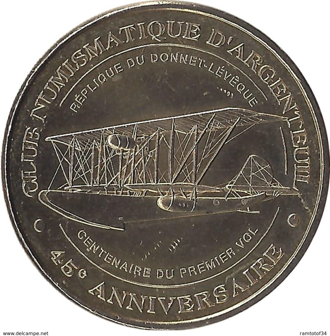 2013 MDP146 - ARGENTEUIL - Club Numismatique 2 (45 Ans) / MONNAIE DE PARIS - 2013