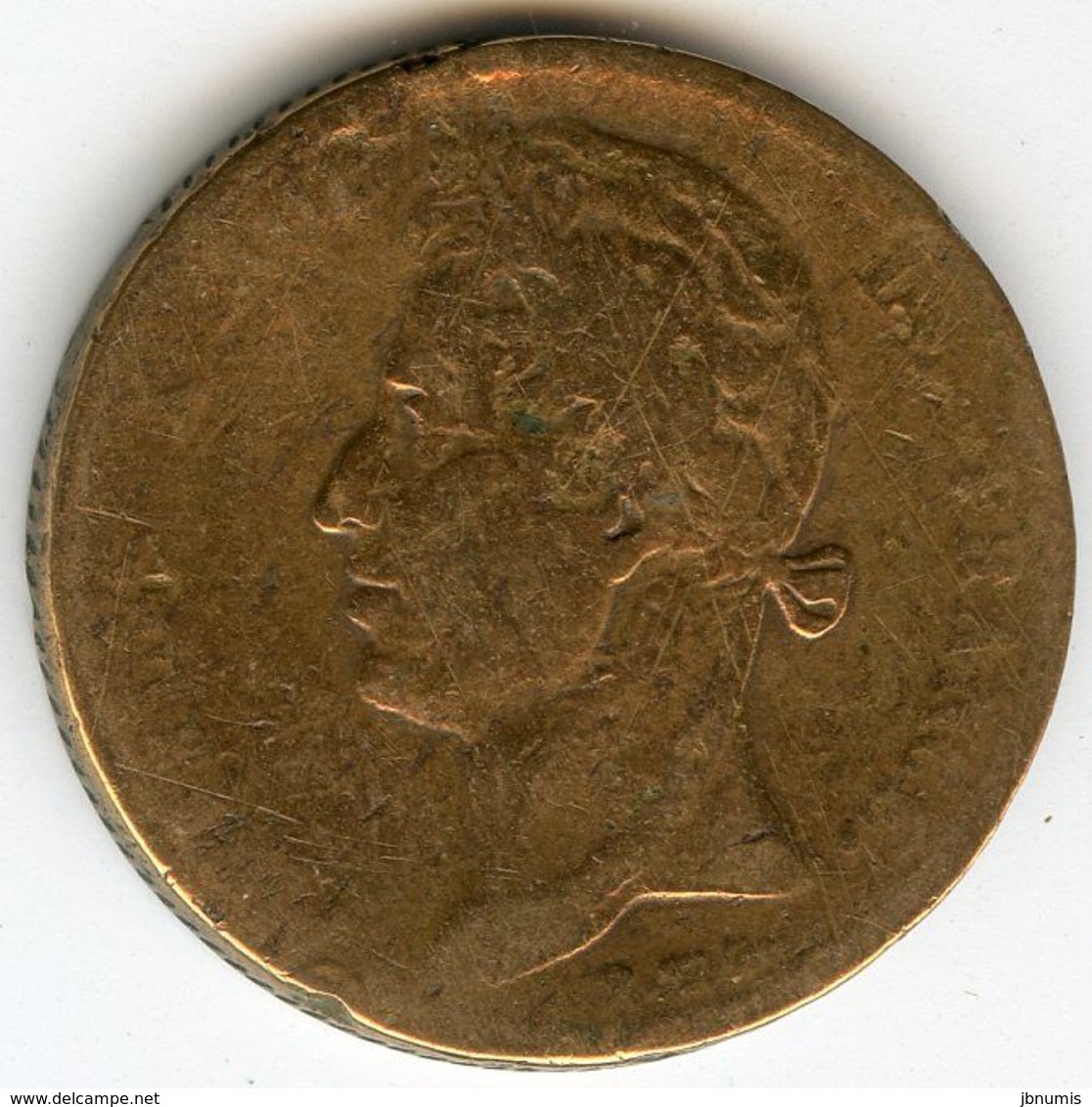 France Colonies 5 Centimes 1827 H KM 10.2 - Colonie Francesi (1817-1844)