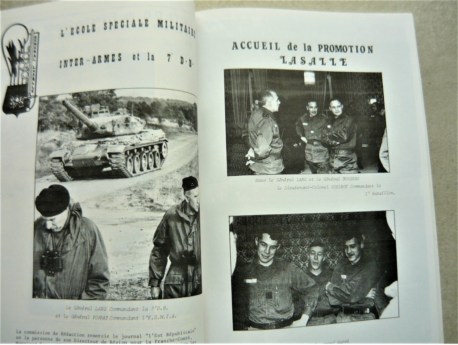 Bulletin Information 7 ème Division Blindée 65 DB Régiment Besancon 1981 - 90 Pages Texte & Photos - Chars AMX - Divers - Autres & Non Classés