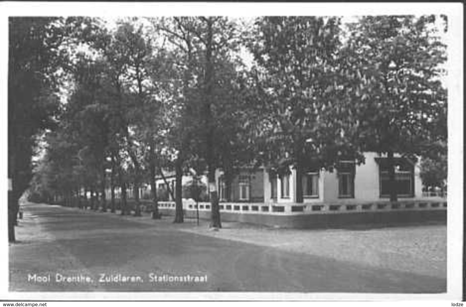 Nederland Holland Pays Bas Zuidlaren Met Stationsstraat - Zuidlaren