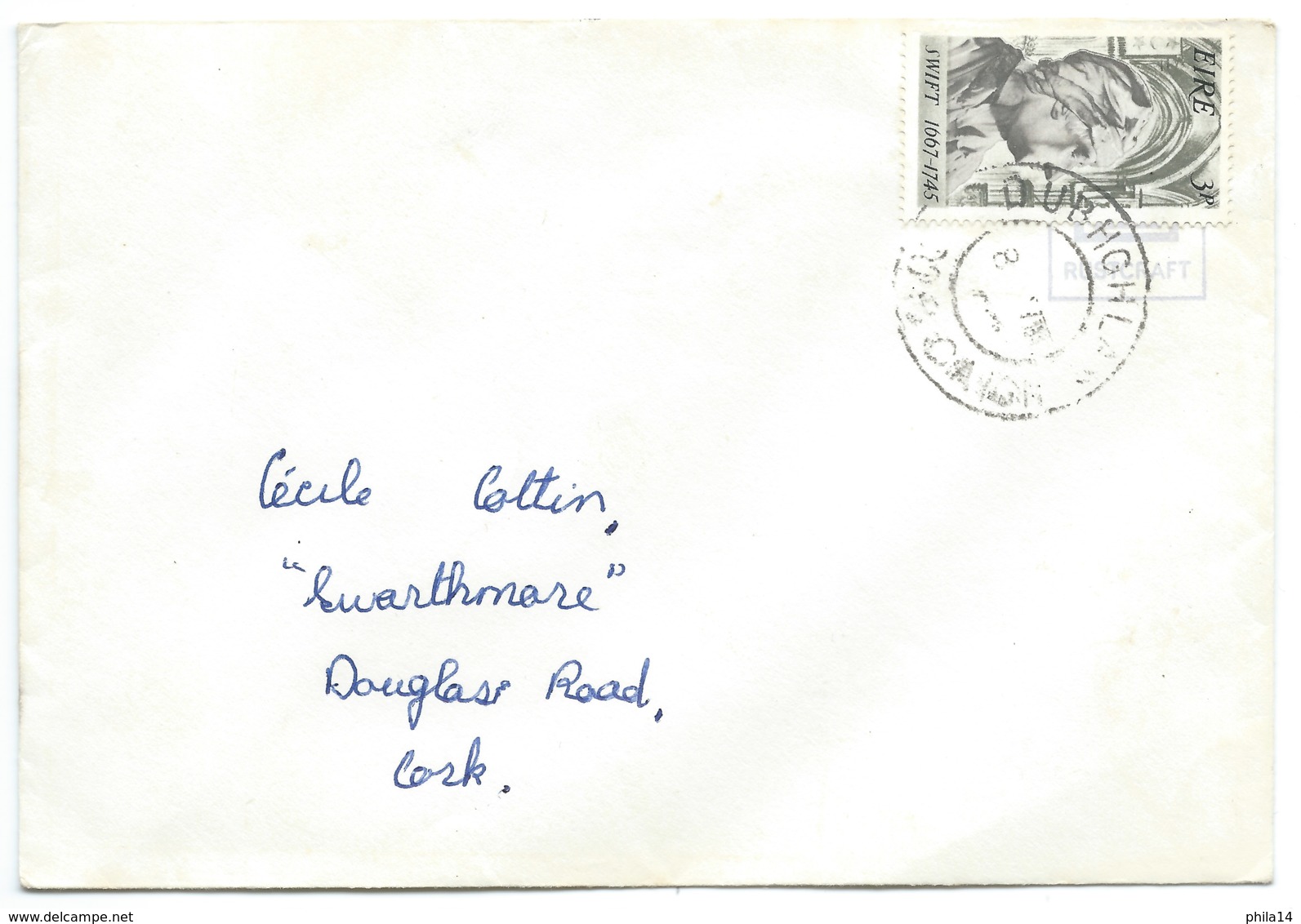 ENVELOPPE EIRE IRLANDE  / 1967 / SWIFT - Covers & Documents