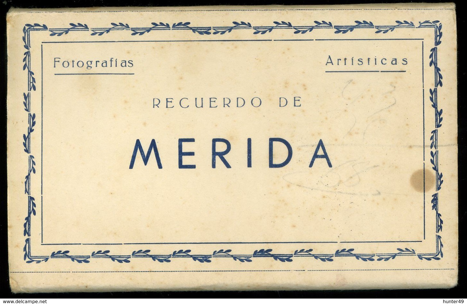 Recuerdo De Merida Arribas Libro De Folletos Con 10 Viejas Postales - Mérida
